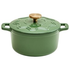 Judge Cast Iron 20cm Casserole Green Judge Cast Iron 20cm Casserole Green