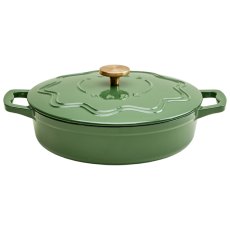 Judge Cast Iron 28cm Shallow Casserole Green