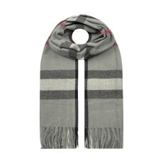 A & B Classic Check Print Wool Mix Scarf Assorted A & B Classic Check Print Wool Mix Scarf Assorted
