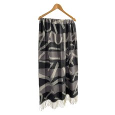 A & B Multi Pattern Scarf with Tassels Assorted