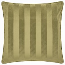 Paoletti Regency Stripe Cushion Olive