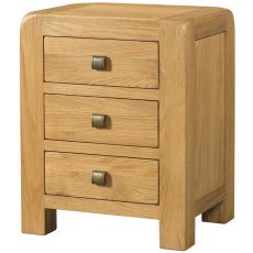 Avon 3 Drawer Bedside Table Avon 3 Drawer Bedside Table