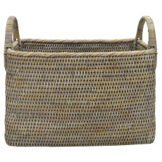 Lows Artisan Weave Loop Handle Magazine Holder