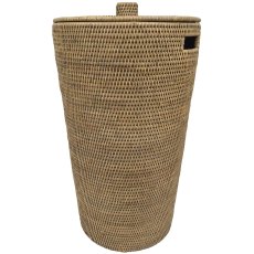 Lows Artisan Weave Laundry Basket Nude Wash