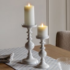 Gallery Direct Alzira Candlestick Cream Gallery Direct Alzira Candlestick Cream