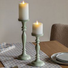 Gallery Direct Alzira Candlestick Green Gallery Direct Alzira Candlestick Green