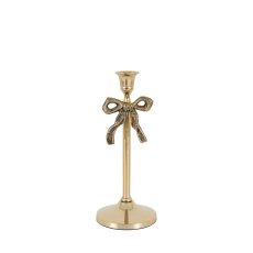 Gallery Direct Bow Dinner Candle Holder Gold