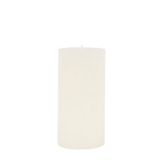 Gallery Direct Rustic Pillar White Candle Gallery Direct Rustic Pillar White Candle