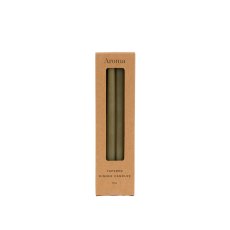 Gallery Direct Tapered Dinner Candles Olive Set Of 8 Gallery Direct Tapered Dinner Candles Olive Set Of 8