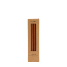 Gallery Direct Tapered Dinner Candles Tan Set Of 8
