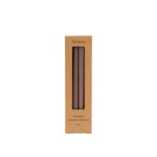 Gallery Direct Tapered Dinner Candles Taupe Set Of 8 Gallery Direct Tapered Dinner Candles Taupe Set Of 8