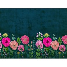 Aquarelle Ensley Kingsize Bedspread Runner Teal Aquarelle Ensley Kingsize Bedspread Runner Teal