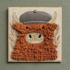 Aquarelle Crispin Hand Embroidered Wall Art