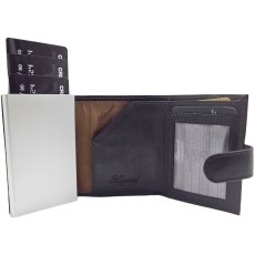 Ashwood Leather Premium Bi-fold Wallet Pop-up Card Holder Brown Ashwood Leather Premium Bi-fold Wallet Pop-up Card Holder Brown