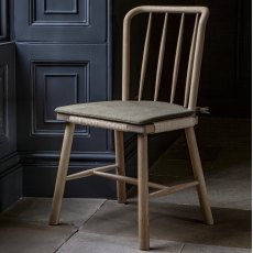 Anderson Grey Oiled Spindle Back Chair Anderson Grey Oiled Spindle Back Chair