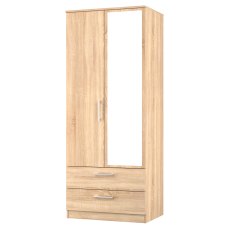 Pax 2'6" 2 Drawer Mirror Robe Pax 2'6" 2 Drawer Mirror Robe