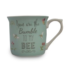 Bee Happy Blue Mug Bee Happy Blue Mug