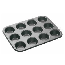 Masterclass Non Stick 12 Hole Deep Baking Pan