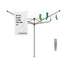 Brabantia Lift-O-Matic Rotary Airer 50 Metre Brabantia Lift-O-Matic Rotary Airer 50 Metre