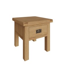 Norfolk Oak Lamp Table with Drawer