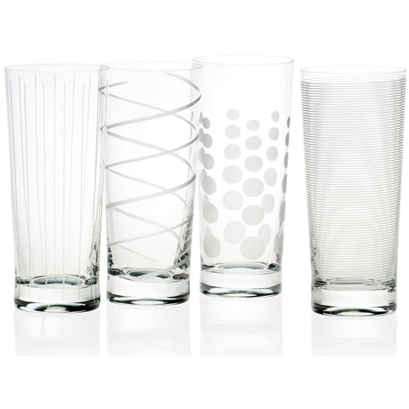 Mikasa Cheers Set of 4 Hiball Glasses