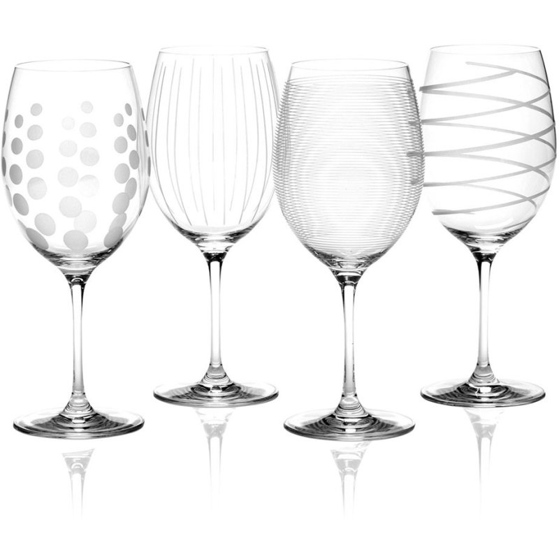 Mikasa Cheers Set of 4 Red Wine Glasses