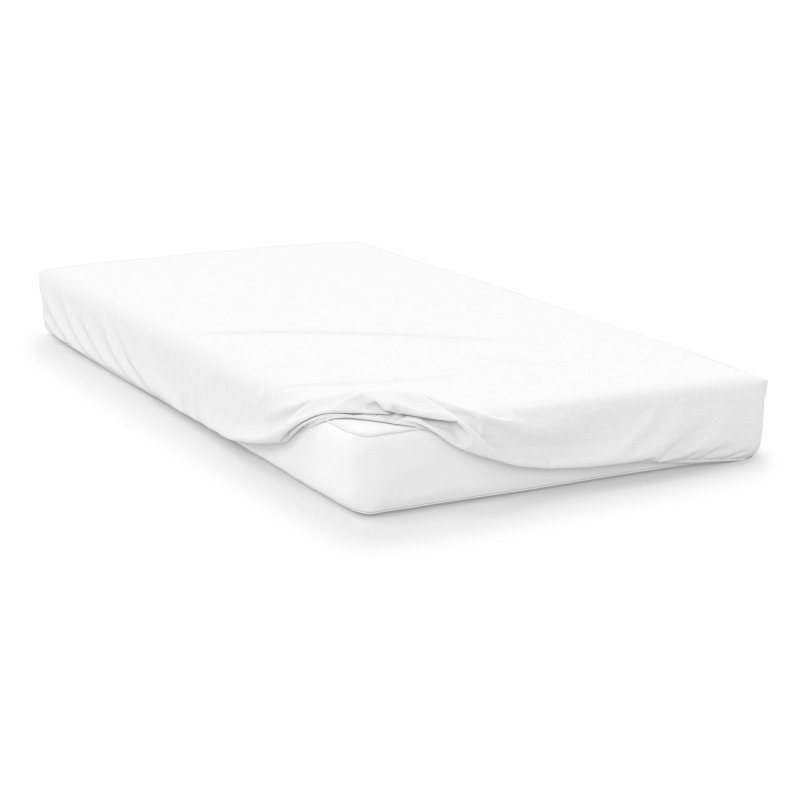 Belledorm White 500 Thread Count Premium Blend Sheet on white background