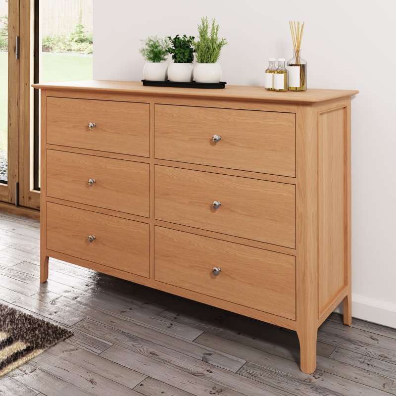 Aldiss Own Coastal 6 Drawer Chest