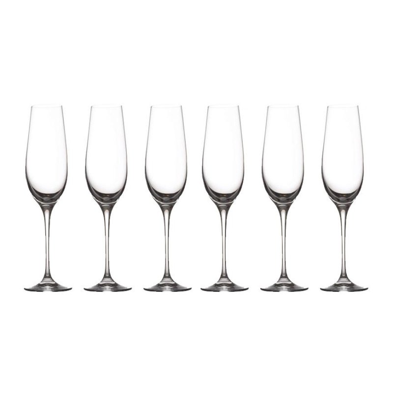 Maxwell Williams Vino Set of 6 Flute Glasses