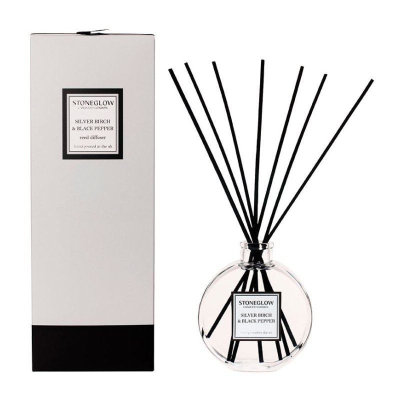 Stoneglow Silver Birch & Black Pepper Reed Diffuser