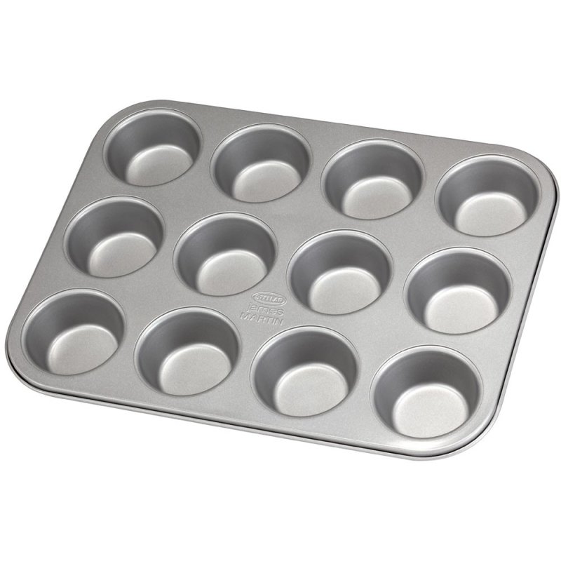 Stellar James Martin Bakers Dozen 12 Cup Muffin Tin