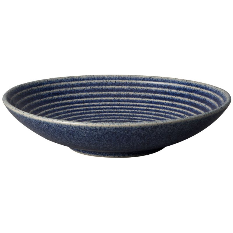 Denby Studio Blue Cobalt Medium Ridged Bowl