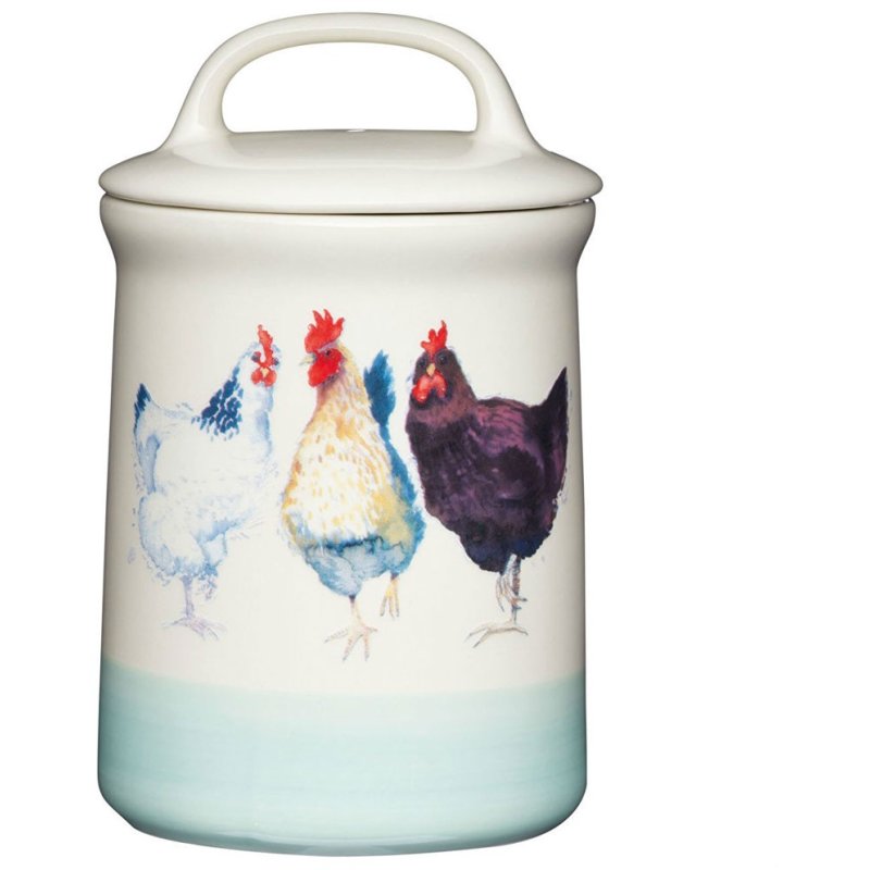 Apple Farm Hen Tea Jar