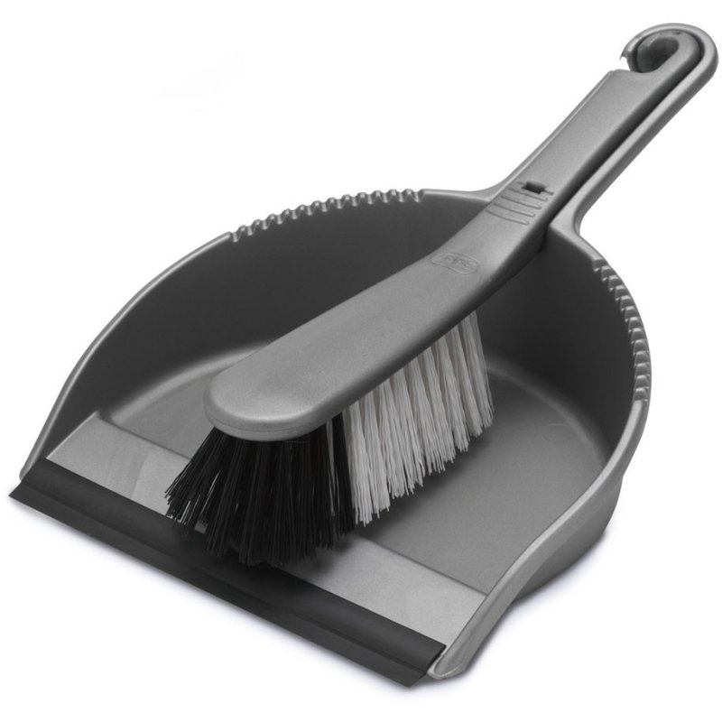 Adiss Metallic Soft Dustpan Set