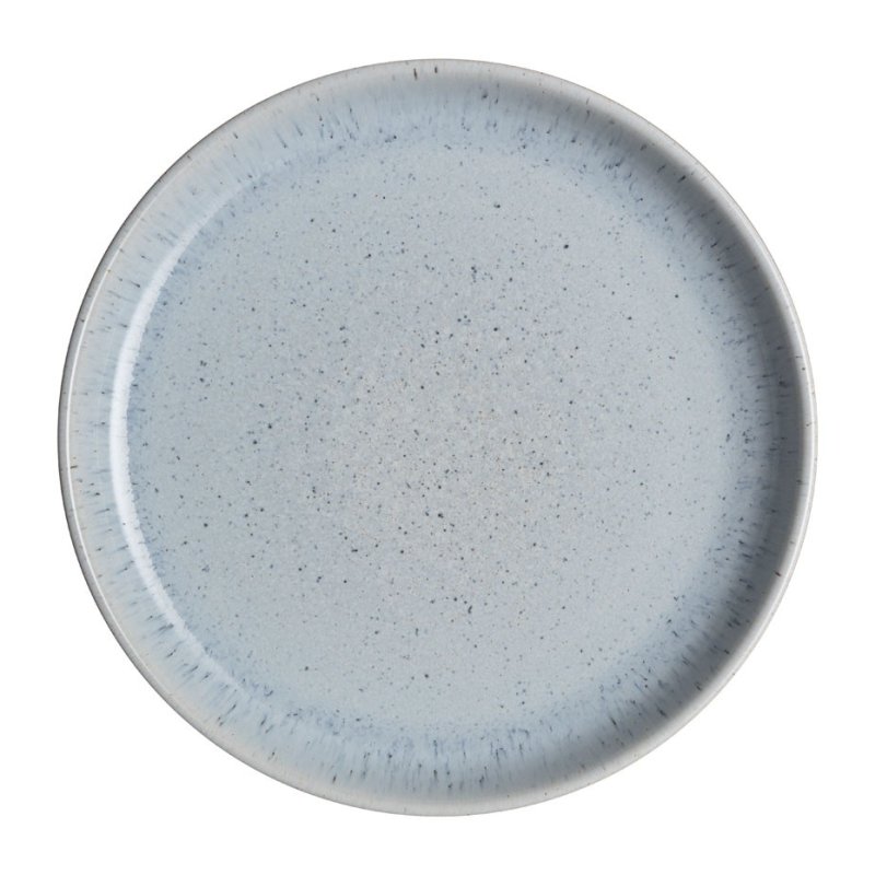 Denby Studio Blue Pebble Medium Coupe Plate