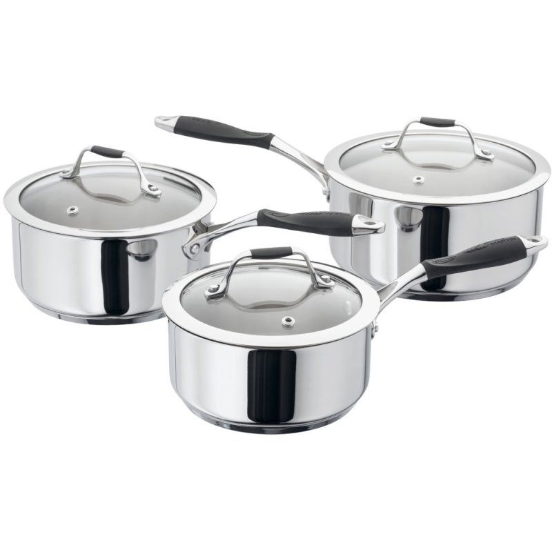 Stellar James Martin 3 Piece Saucepan Set