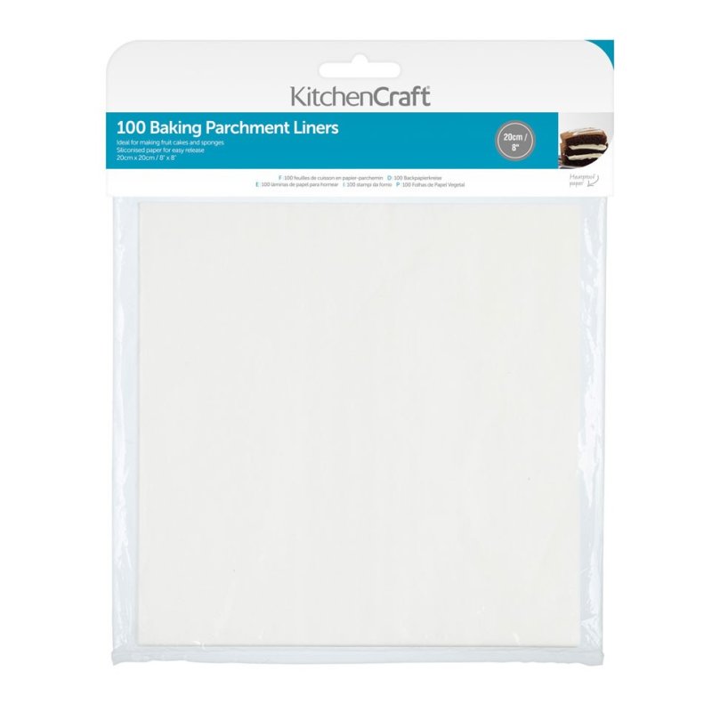 Kitchencraft 8' Square Siliconised Paper