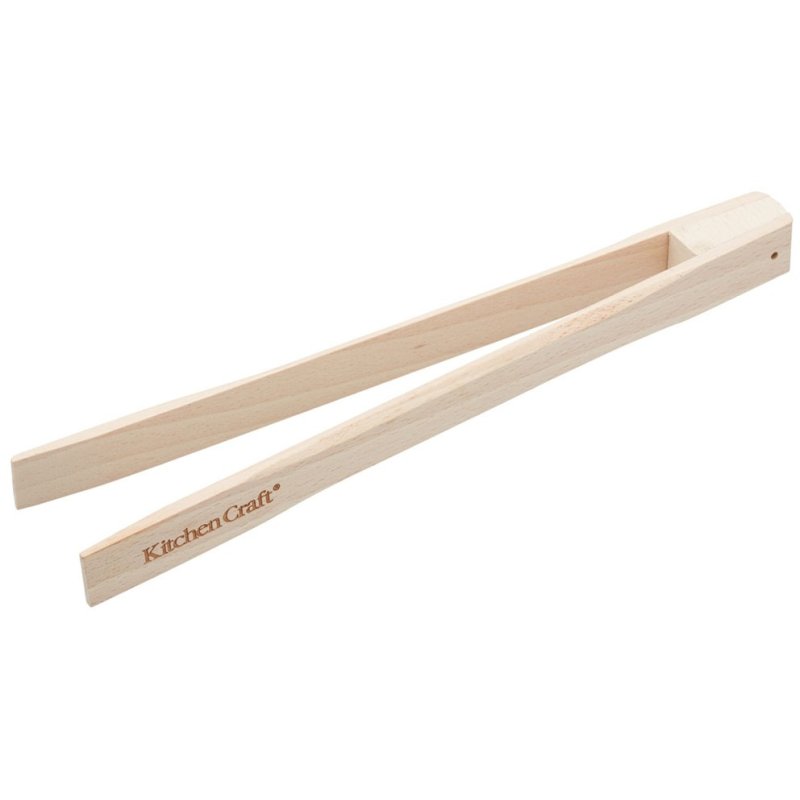 Kitchencraft Beechwood Toast Tongs