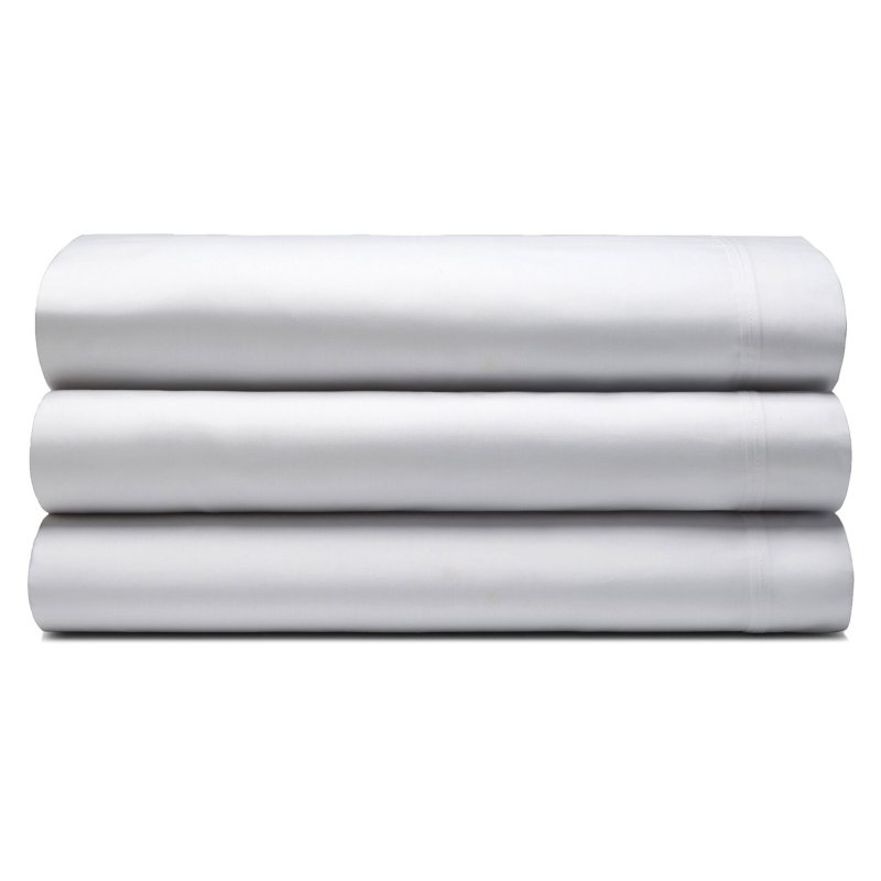 Belledorm Belledorm White 200 Thread Count Egyptian Cotton Plain Dyed Sheet