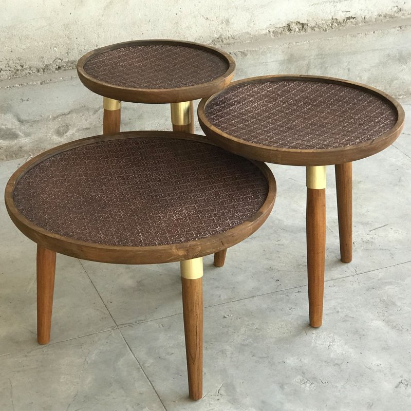 Morroco Side Table set of 3