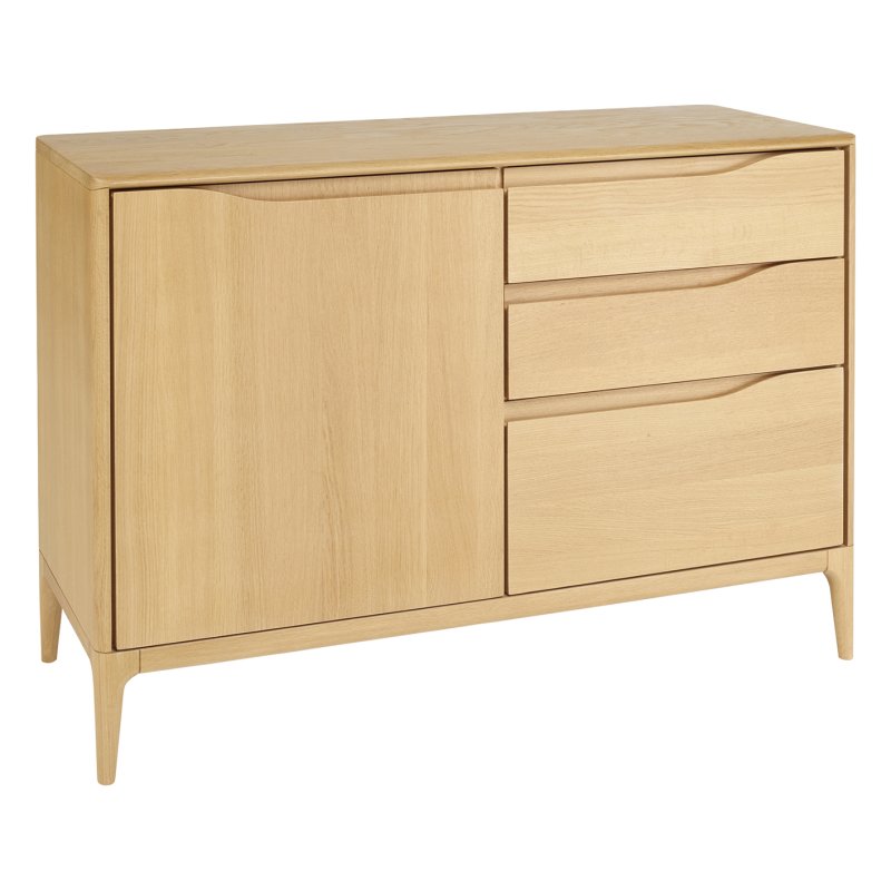 Ercol Romana Small Sideboard Angled