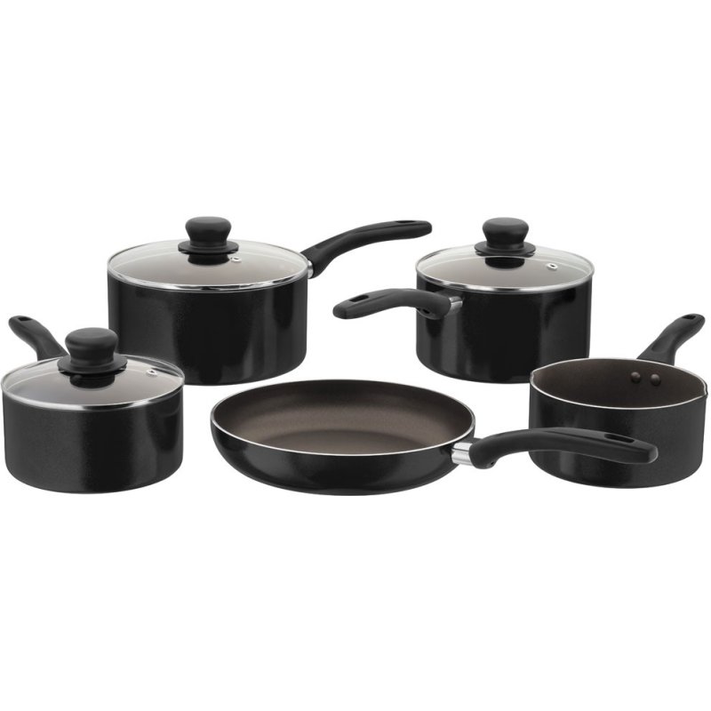 Judge Radiant Black 5 Piece Saucepan Set