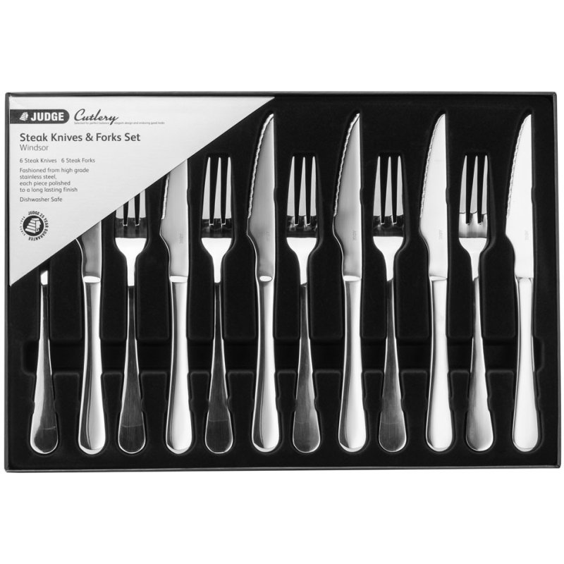 Judge Windsor Steak Knife & Fork Set