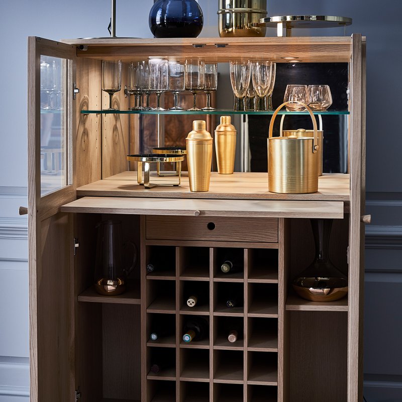 Custom cheap drinks cabinet