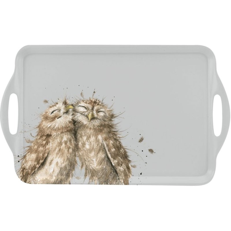 Wrendale Owl Large Handled Tray