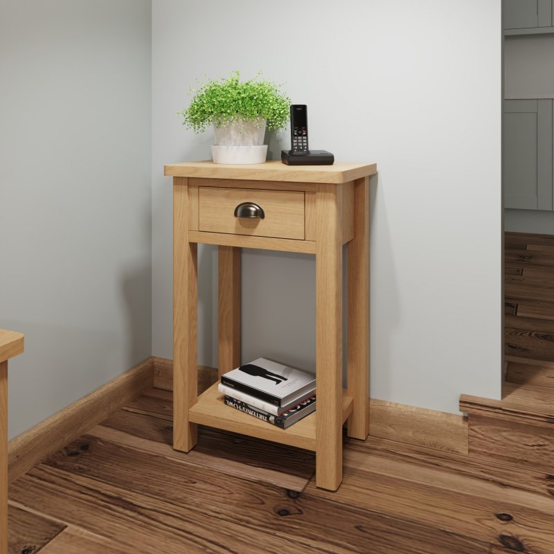 Hastings Telephone Table in Oak