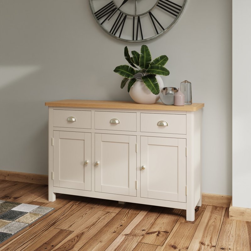 Hastings 3 Door Sideboard in Stone