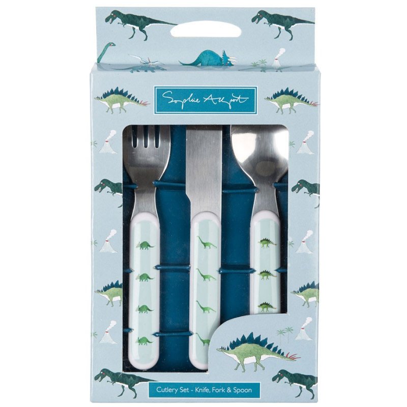 Sophie Allport Dinosaur Child Cutlery Set