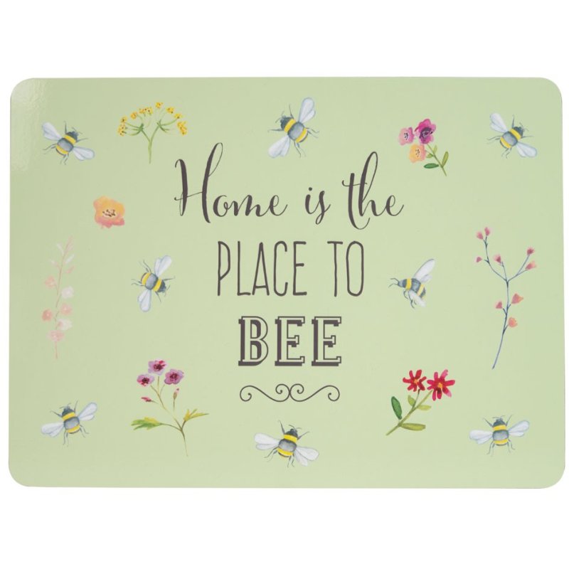 David Mason Designs Bee Happy Set of 4 Placemats