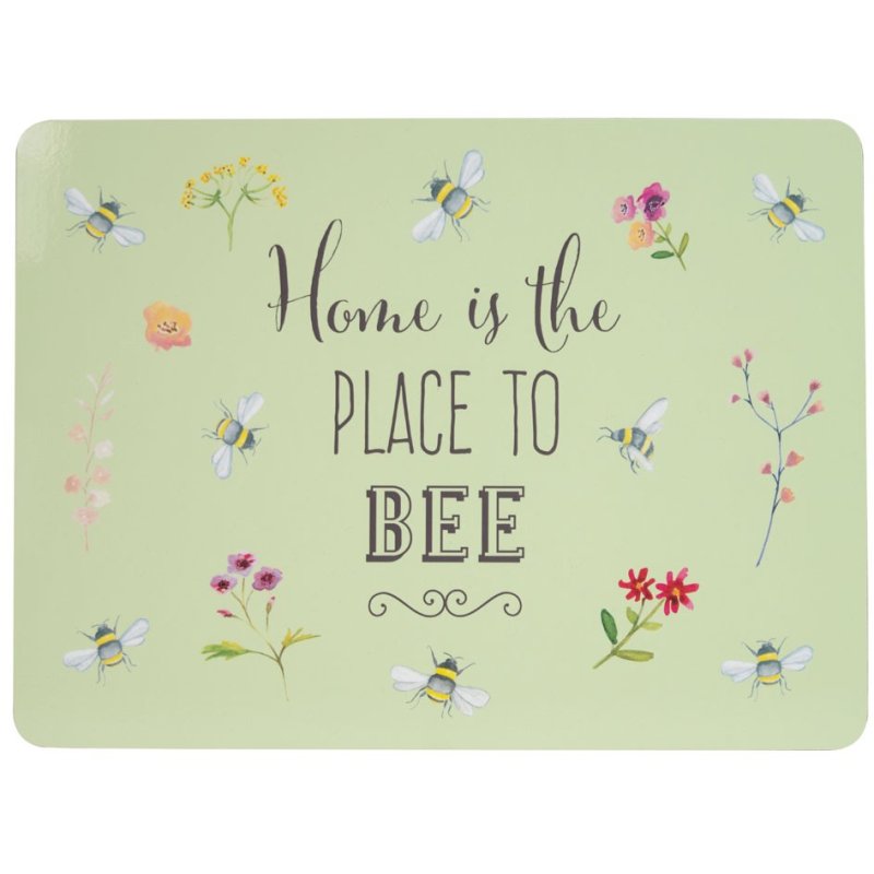 David Mason Designs Bee Happy Set of 4 Placemats